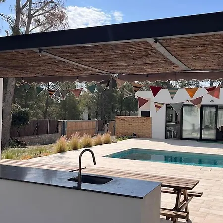 Mediterranean, Piscina Privada, Barbacoa. 別荘